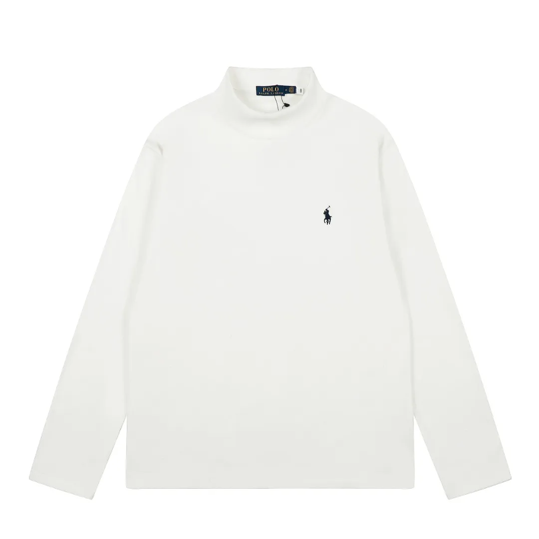 P190 Top quality" Style number: DS606# (not off the shelves all year round) [Ralph Lauren half turtleneck solid color pony embroidery logo basic round neck long sleeves] ✅Ralph Lauren Ralph Lauren classic basic versatile unisex half turtleneck pullover German velvet long sleeves ✅Main supply platform live broadcast Wholesale entities Replenish when out of stock Not off the shelves ✅ZP quality 1:1 version Scan the code to enter the GF website Counter quality ✅Detailed quality The only one in Guangzhou 280g German velvet fabric is comfortable and warm. It focuses on high-end and cost-effective. Needless to say good quality. ✅The version is restored to the original order. The maximum size can be worn up to 180 pounds. Loose, comfortable and stress-free. ✅The upper body is simple and easy to match. A must-have item for ootd. Good-looking clothes are never picky. A must-have in couples' wardrobes. Size: